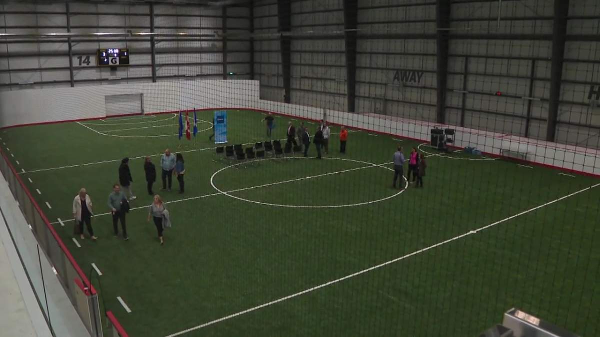 Edmonton South Soccer Centre expansion opens on Tuesday, Oct. 18, 2022.