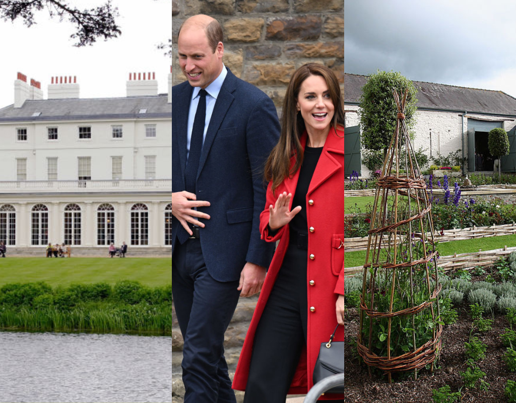 Frogmore House (L) and Llwynywermod (R) could soon be in Prince William and Kate Middleton's possession as gifts from King Charles.