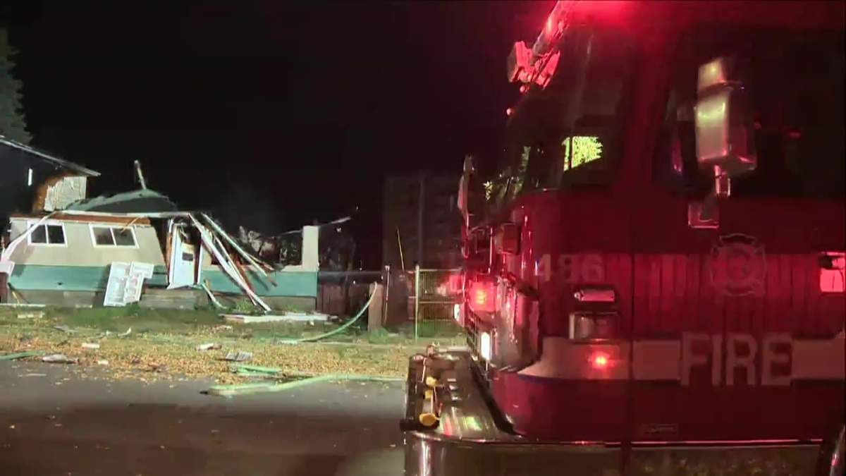 EFRS were called to a vacant home in the north neighbourhood of Balwin after an explosion occurred just before 3 a.m. on Oct. 14, 2022.