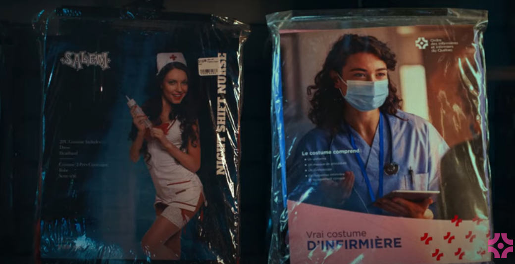 The Ordre des infirmières et infirmiers du Québec says in a news release that the sexual objectification of nurses devalues their profession and expertise.