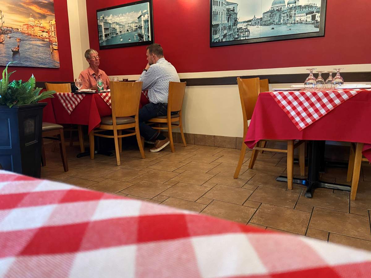 Paul Bateman and Pete de Jong share lunch together once a week.
