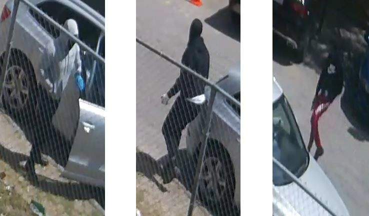 Police are seeking to identify three suspects wanted in connection with a shooting in Toronto. (Toronto police / handout)