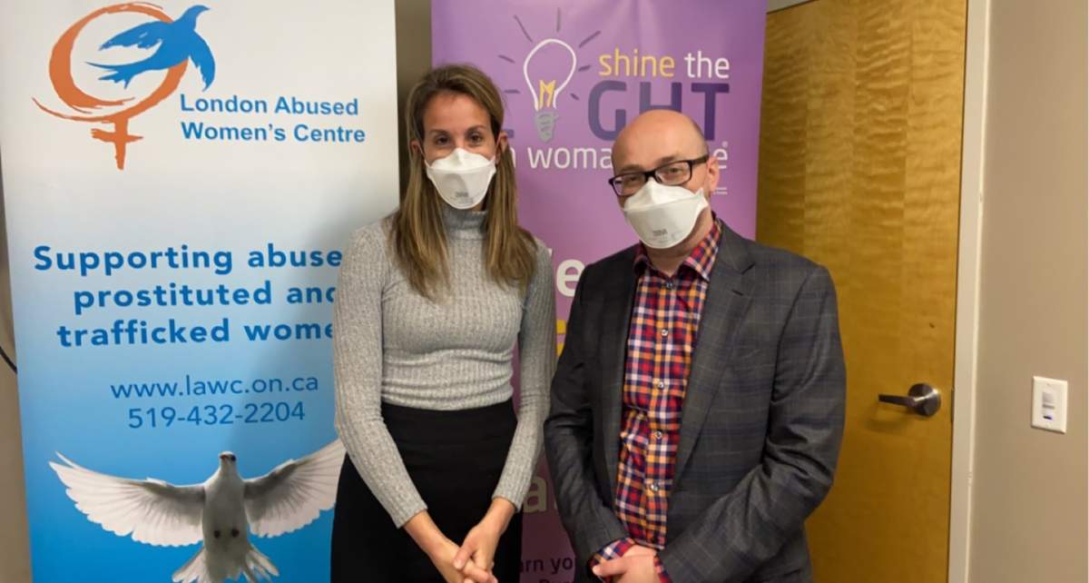 The 13th annual Shine the Light campaign honours survivor Jennifer Kagan as well as her 4-year-old daughter Keira Kagan, who was killed by her biological father in February 2020. Photo: Jennifer Kagan and her second husband Philip Viater.