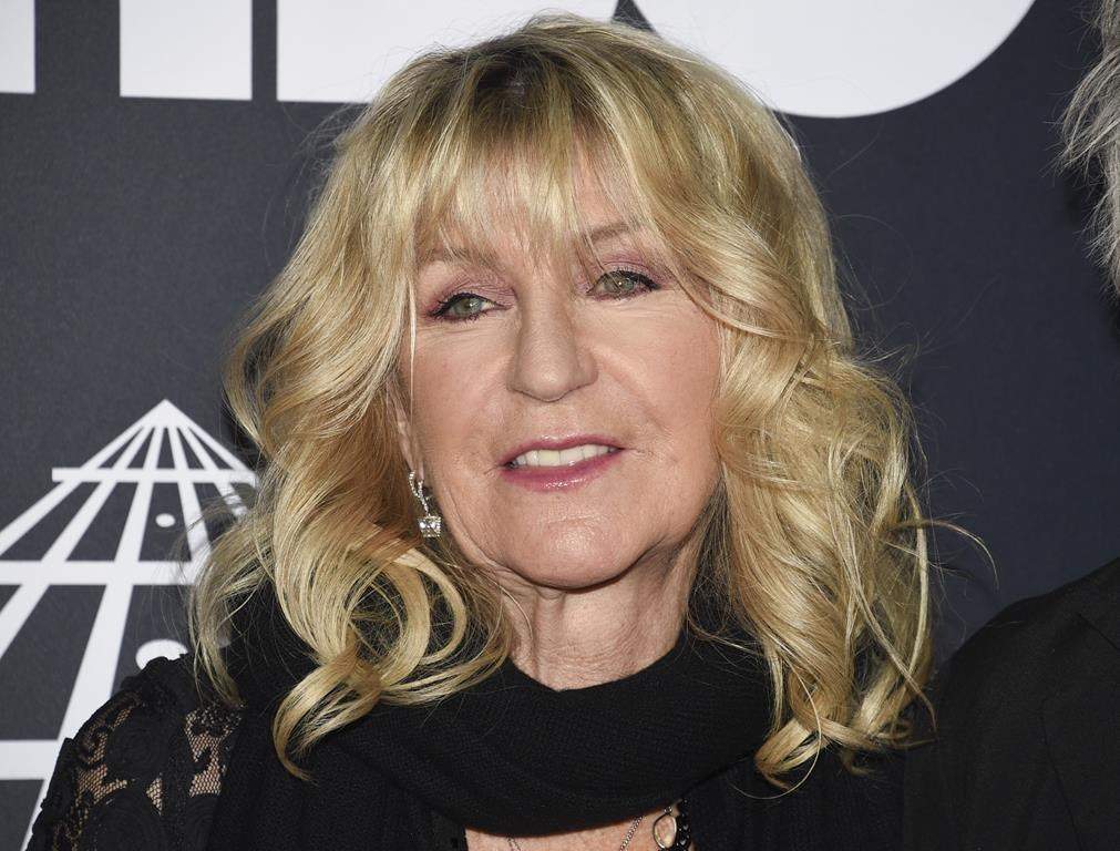 Musician Christine McVie attends the 2019 Rock & Roll Hall of Fame induction ceremony in New York on March 29, 2019.
