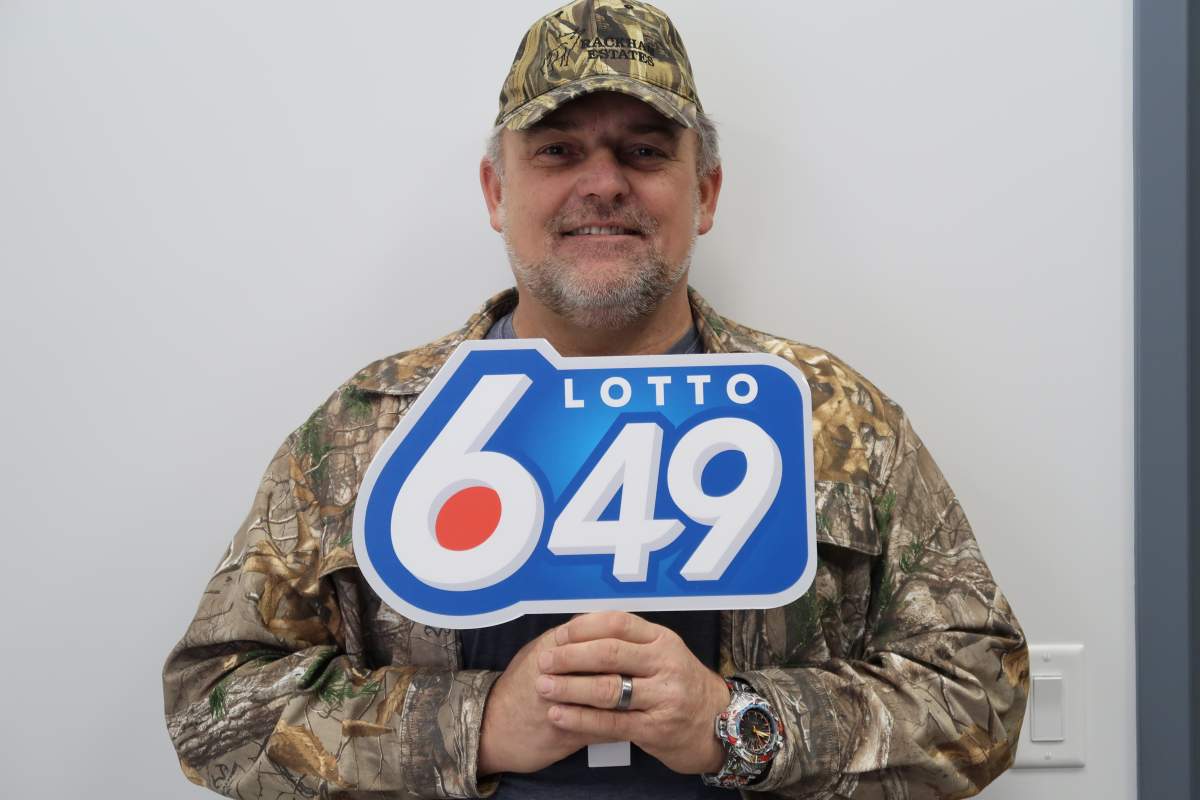 Lotto winner Craig Braschuk.