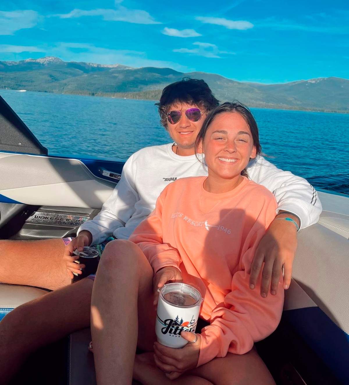 This undated photo provided by Jazzmin Kernodle shows University of Idaho students Xana Kernodle, right, and Ethan Chapin. Both students were among four found stabbed to death in an off-campus rental home on Nov. 13, 2022. The two are reported to have been dating since spring.
