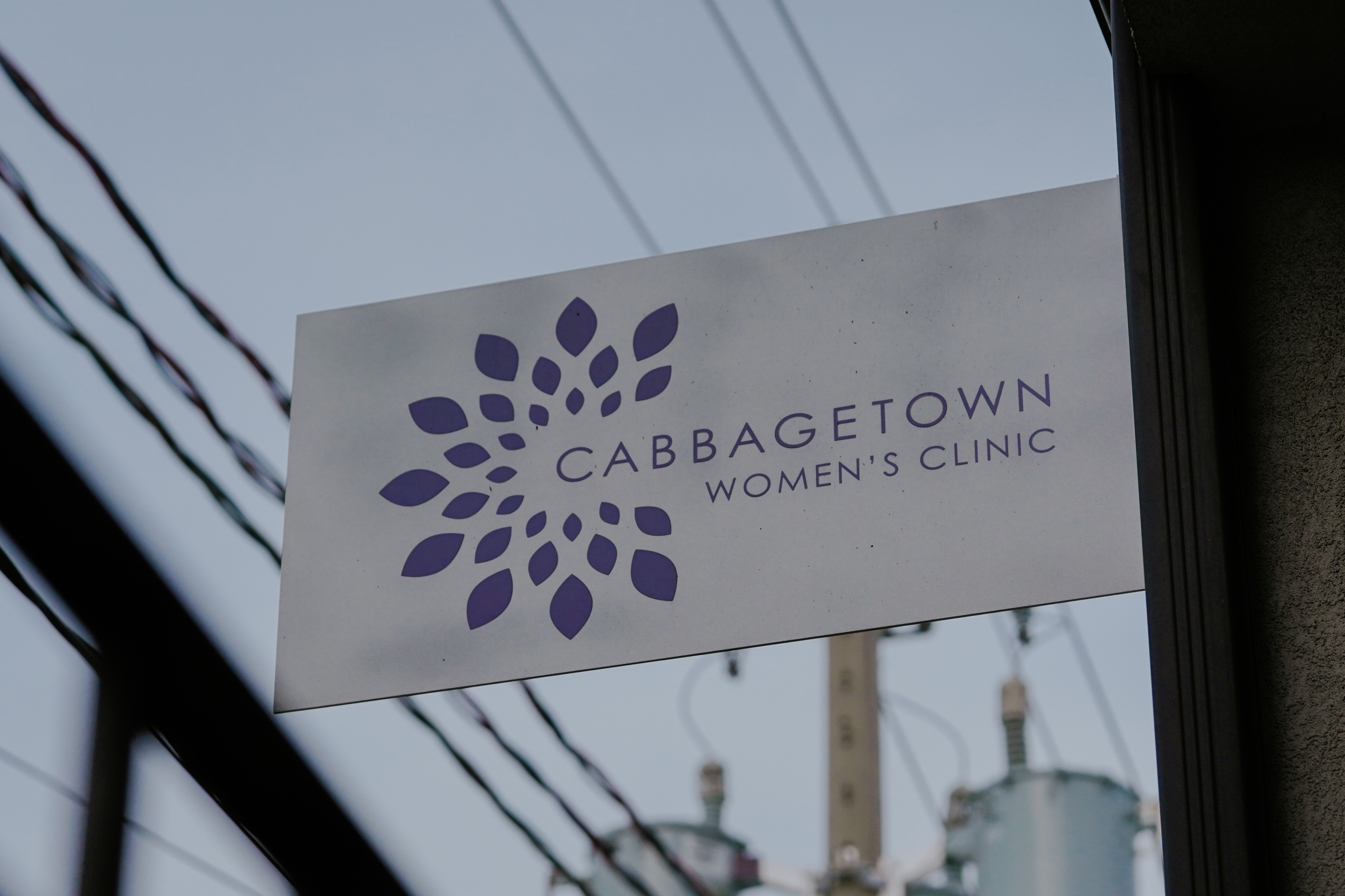 A photo of the Cabbagetown Women's Clinic sign in Toronto