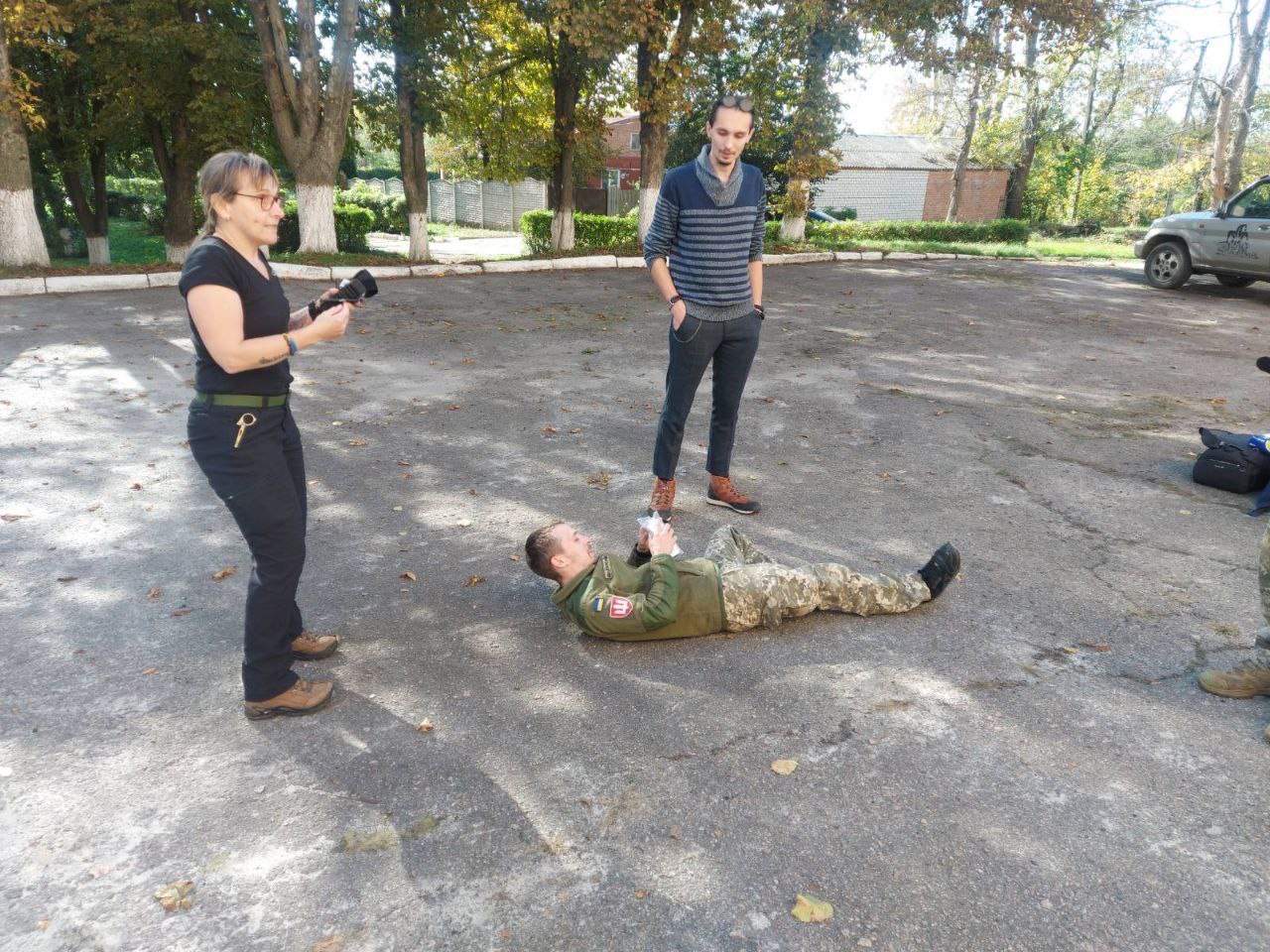 Canadian Forces veteran Ann Fournier McClung said she believed she could help Ukrainians increase their chances of survival.
