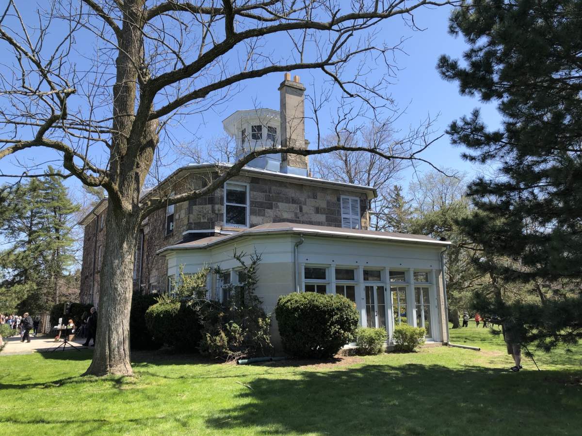 Exterior of Chedoke Estate, as seen during Doors Open 2022.