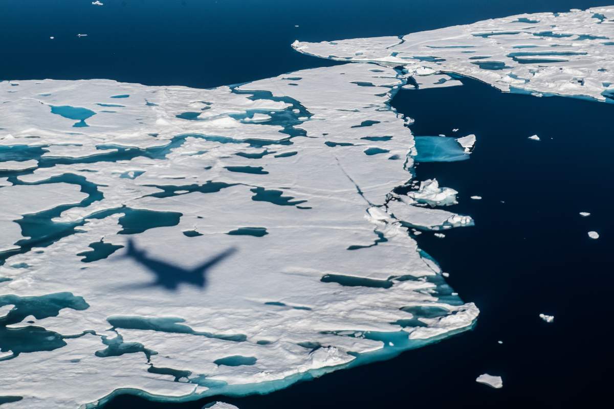 Satellites in space are great for gathering data about Arctic sea ice. But they have difficulty distinguishing between melting ice and water in the summer months, says researcher Jack Landy.
