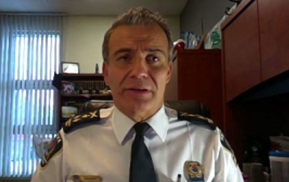 Fady Dagher during an interview with Global News Morning  in 2021. Dagher is set to become Montreal's next chief of police.