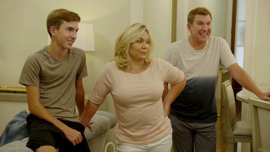 Screengrab from 'Chrisley Knows Best.' (l-r) Grayson Chrisley, Julie Chrisley, Todd Chrisley.