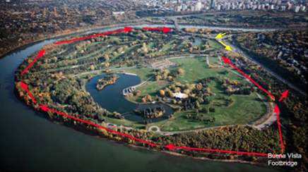 The City of Edmonton said the river valley trail system will remain open around the perimeter of Hawrelak Park during construction. Short-term detours may be necessary at times.