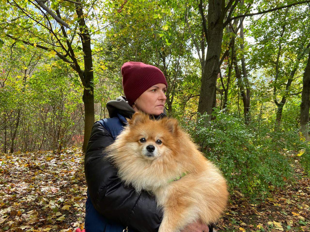 Luidmyla Potapova survived the Sept. 25 convoy attack near Kupiansk, Ukraine.
