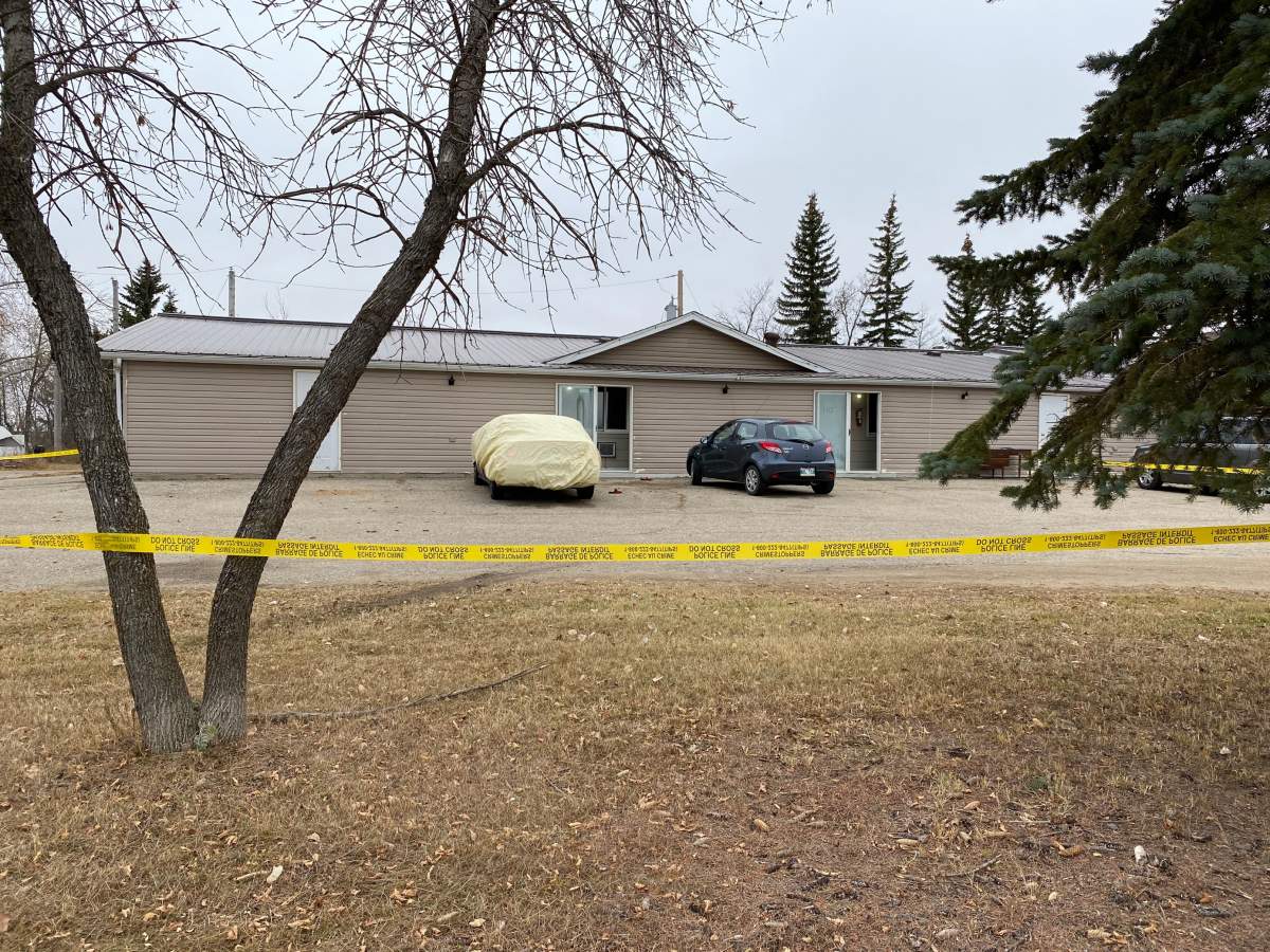 Police are on the scene near the Country Inn Motel in Melville.