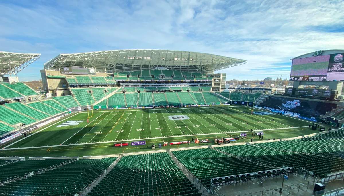 The 114th Grey Cup will be played at Mosaic Stadium in Regina. 