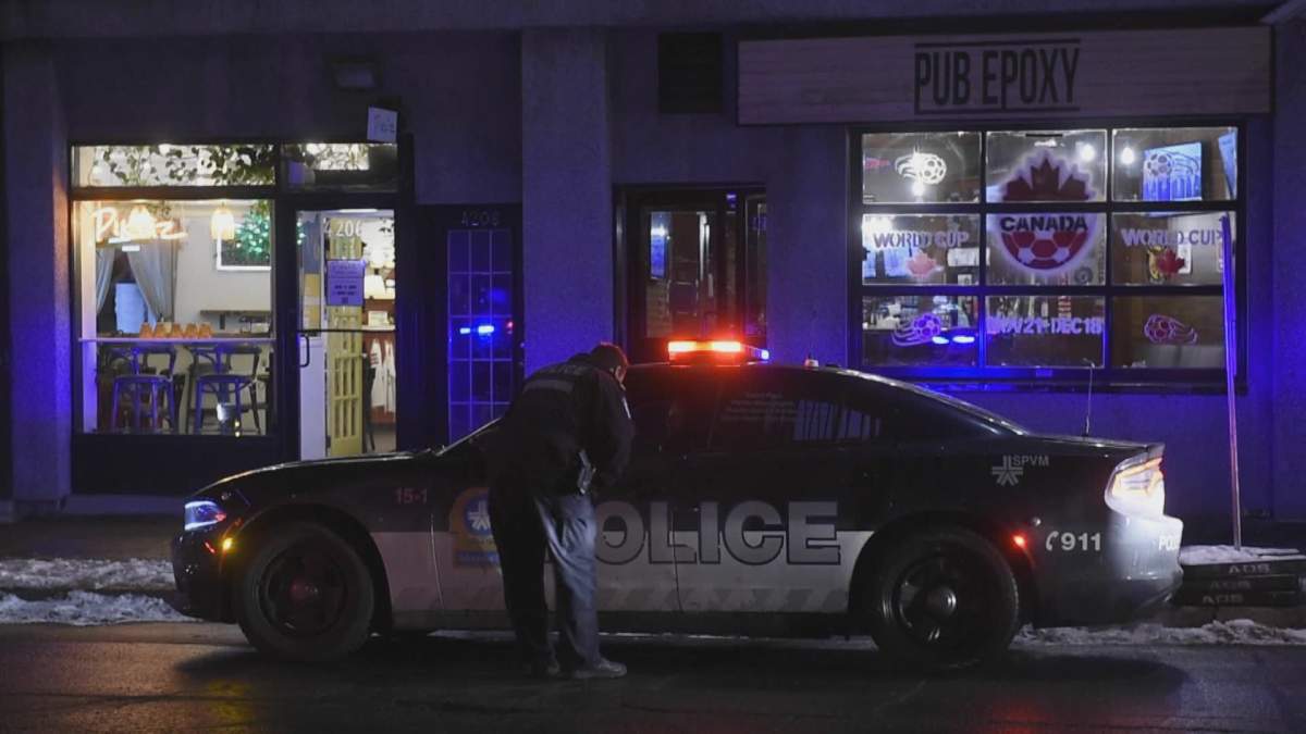 Montreal police say the victim suffered stab wounds to his upper body, but he is in stable condition.