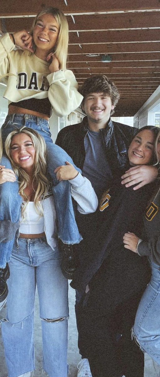 Screenshot of an Instagram photo showing the four victims in a recent homicide investigation in Moscow, Idaho, posing together on the same day they were killed.
