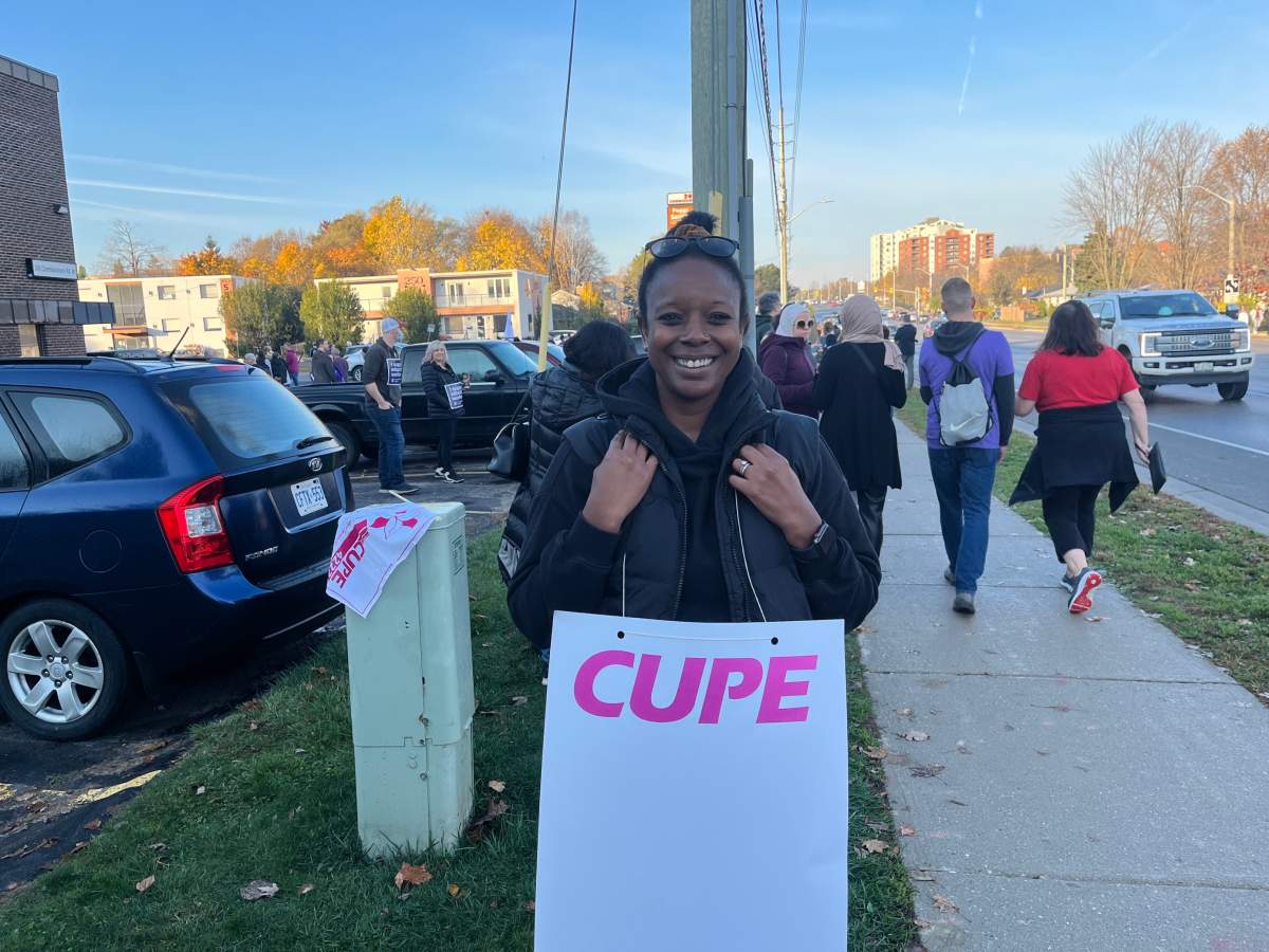 Sherene Rogers, and Early Child Educator (ECE) and member of CUPE.