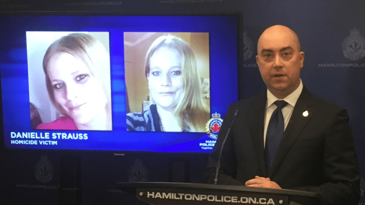 Hamilton police are seeking four teens in connection with the death of Danielle Strauss, 38, found dead in an apartment on Ferguson Avenue North on Nov. 10, 2022.