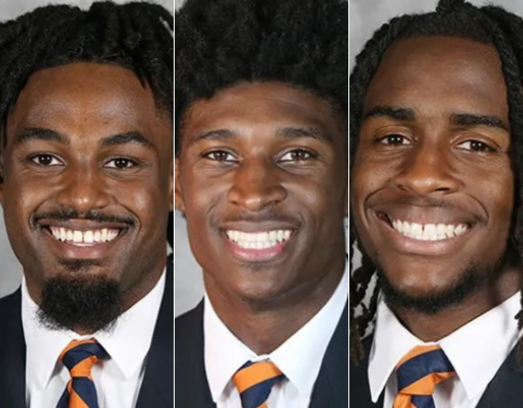 Left to right: D'Sean Perry, Lavel Davis Jr. and Devin Chandler.