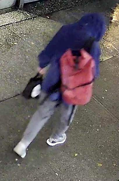 Vancouver police said the suspect in a knife threat against a downtown hotel security guard had been loitering in the breezeway, and pulled out his weapon after being asked to leave.