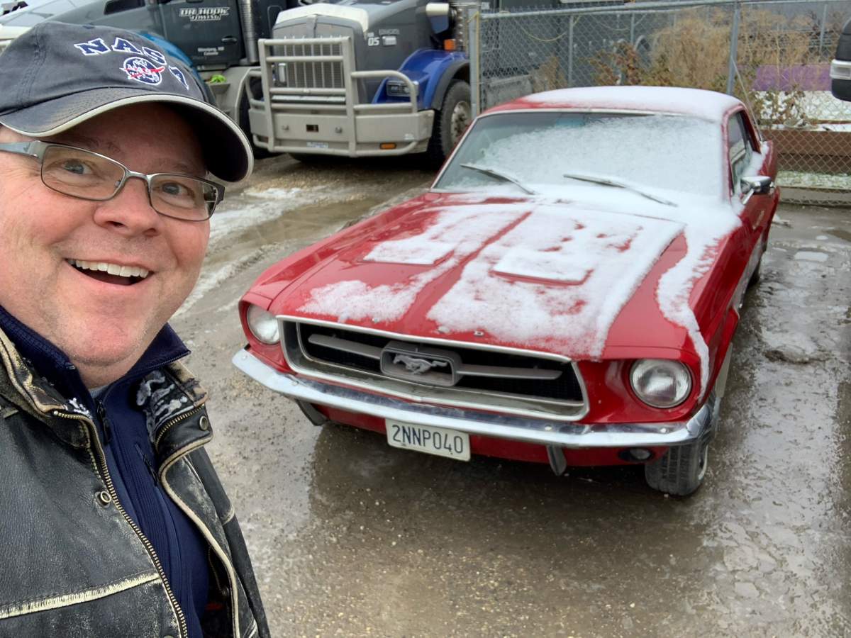 Doug Little with Mustang