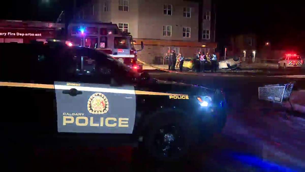 CPS said the collision occurred at 36 Street and 10 Avenue S.E. just before 7 p.m.
