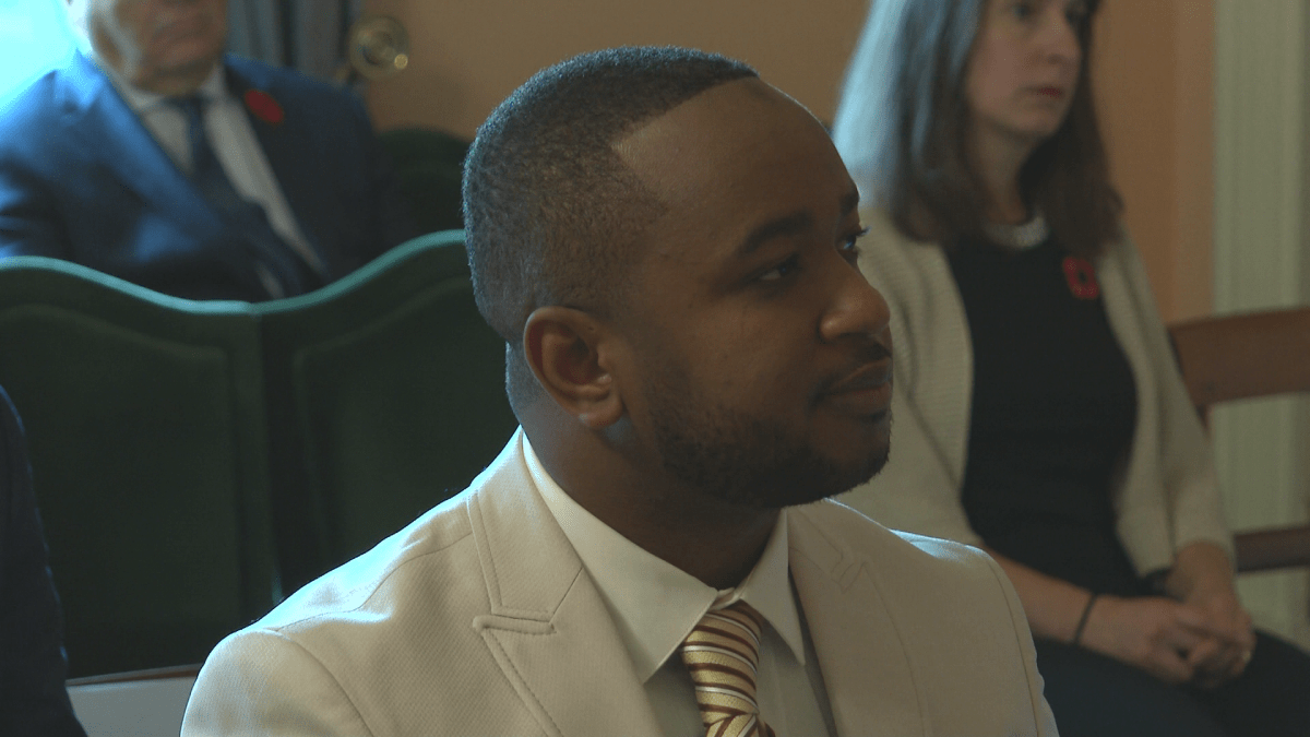 Mamadou Oury Diallo received the Human Rights Award on Thursday.