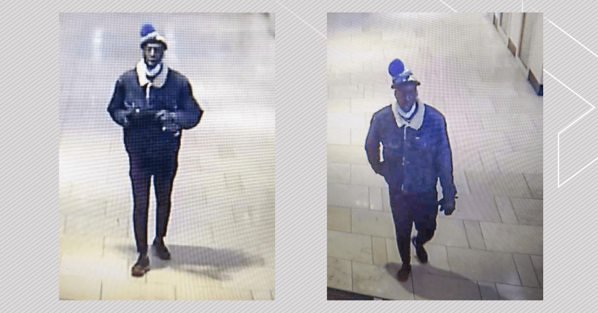 Calgary police are looking for a man they believe is involved in more than 10 allaeged assaults in the morning of Nov. 15, 2022.