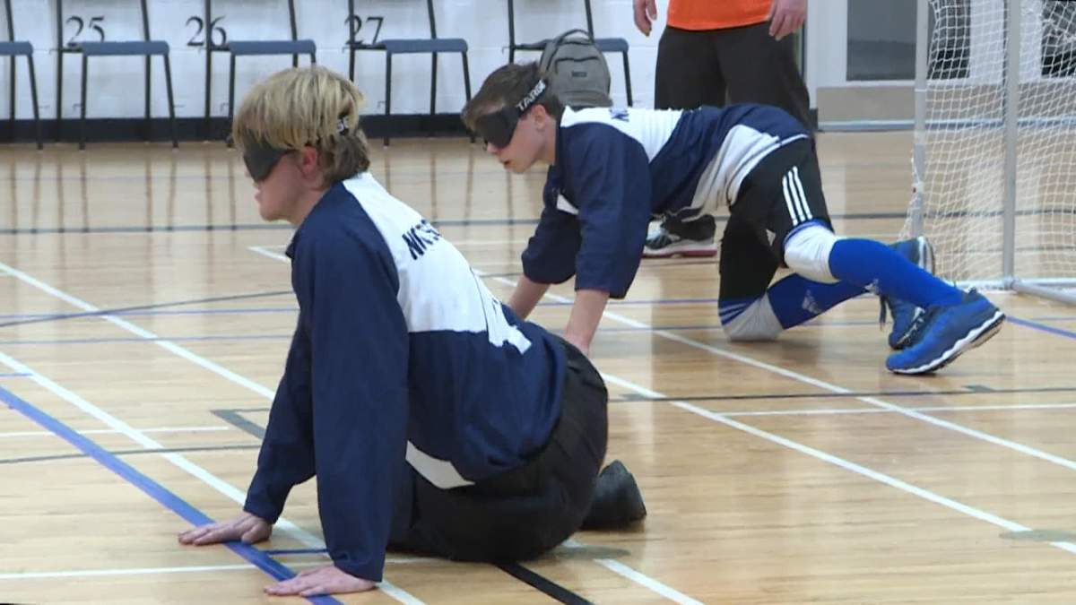 Athletes gather in N.S. to play goalball, a sport for the visually impaired - image