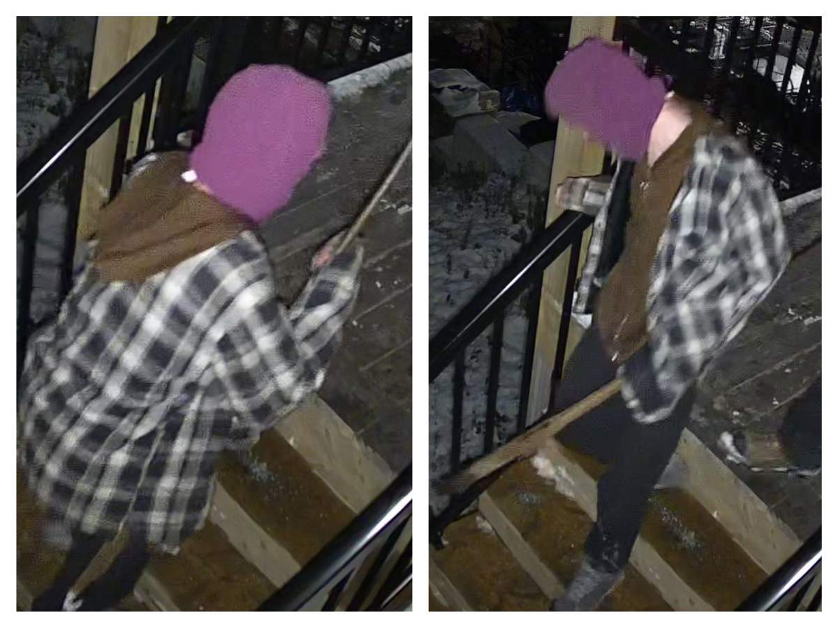 Peterborough County OPP are looking to identify this individual as part of a break and enter investigation in Selwyn Township.