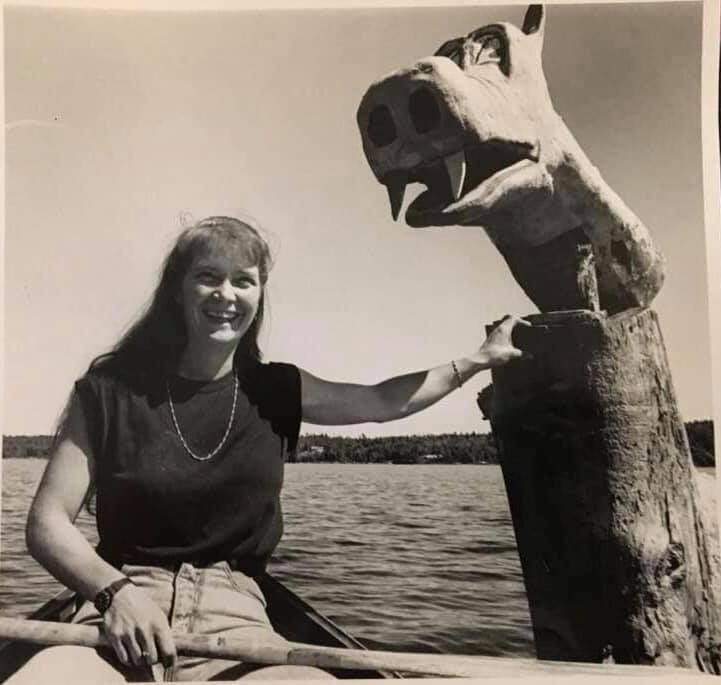 An undated photo shows Patti Snow and Mortimer.