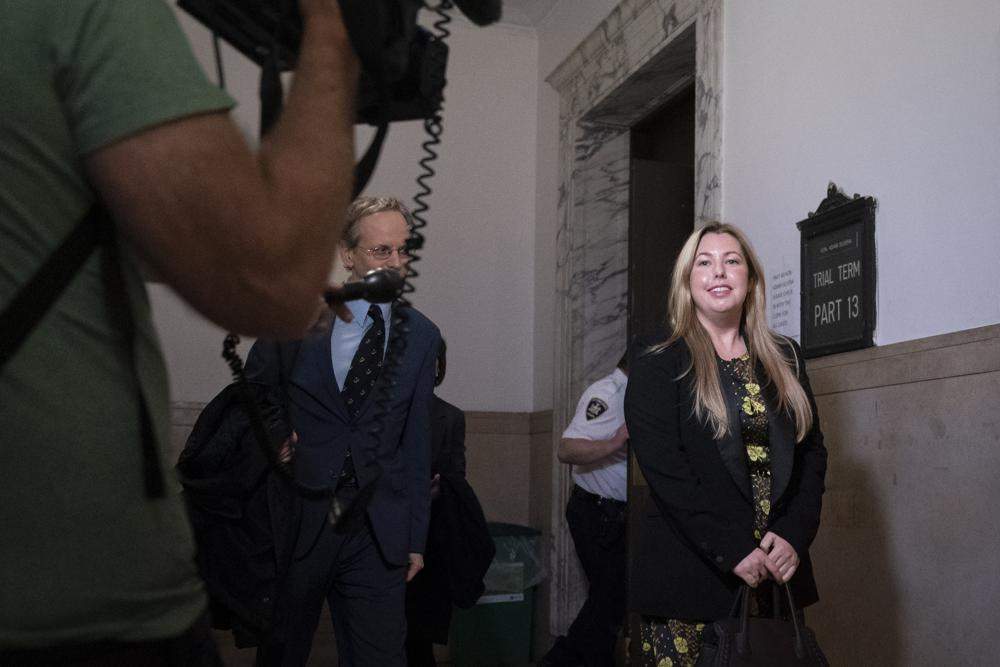 Haleigh Breest leaves the courtroom.