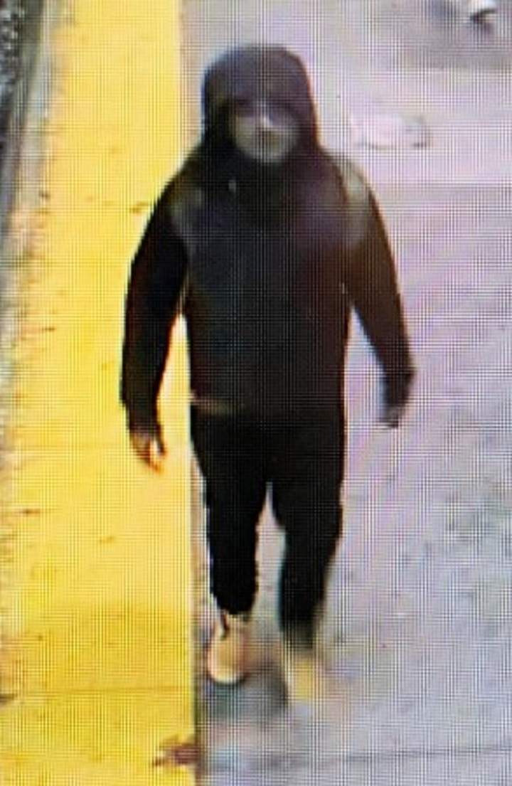 Man wanted in armed robbery on Eglinton GO Train on Nov. 18, 2022.