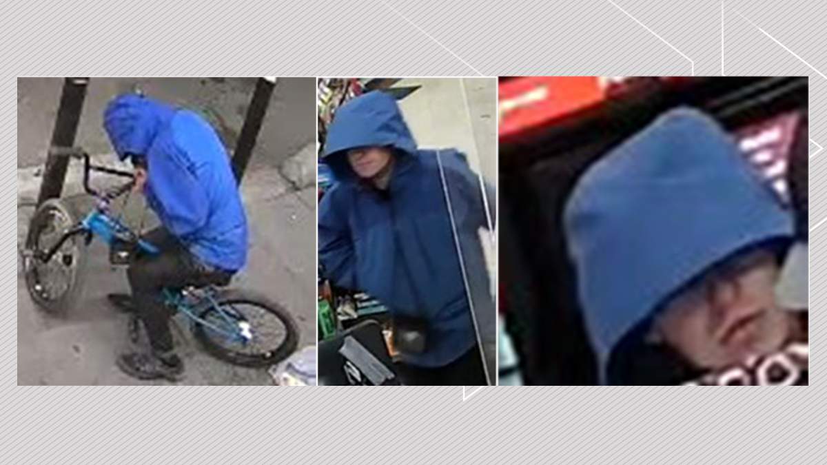 Images of an unknown witness Calgary police are looking for.