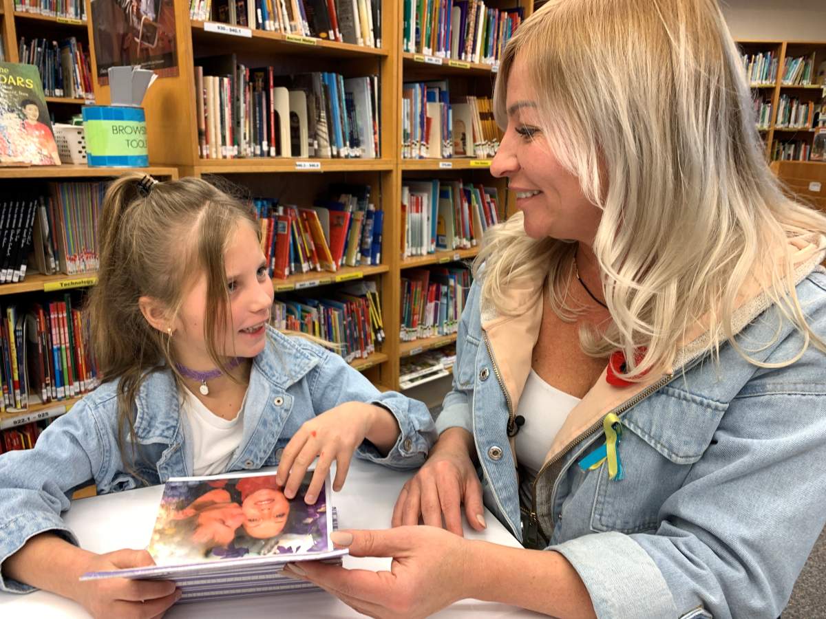 Angelina, who came to Canada just before her 5th birthday, now speaks fluent English after being adopted from Ukraine.