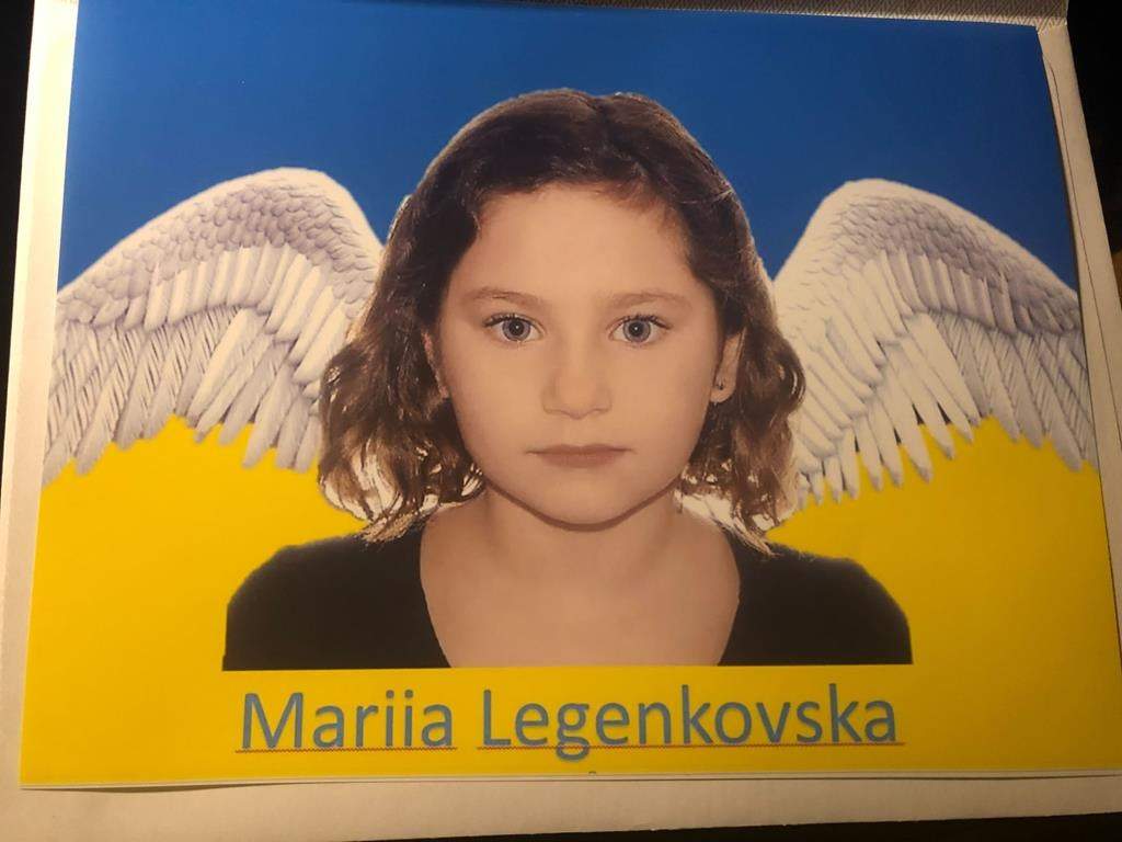 Mariia Legenkovska is seen in a family handout photo.