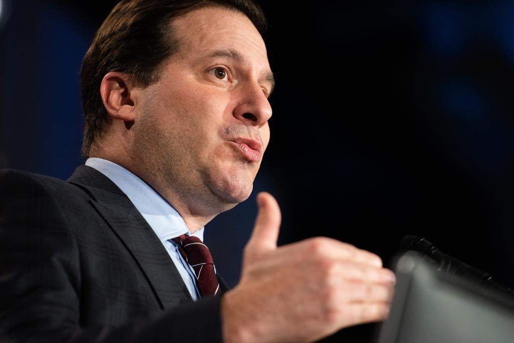 Public Safety Minister Marco Mendicino unveiled new crime prevention funding for youth during a visit to London, Ont., on Jan. 16, 2023.