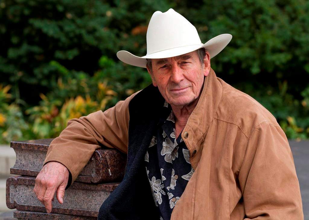 Ian Tyson is shown during an interview with The Canadian Press in Toronto on Monday, Oct.18, 2010.