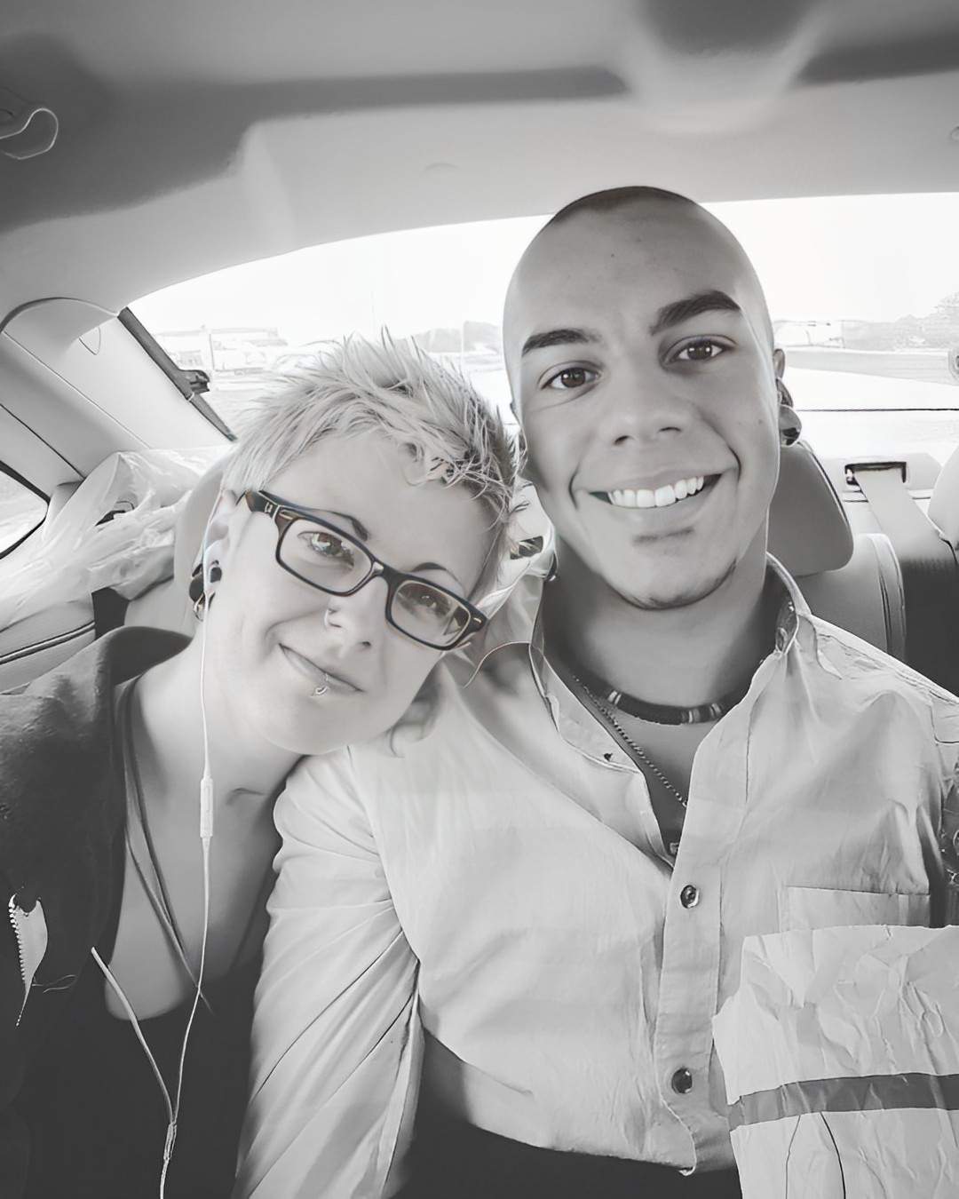 Tyree Cayer with his late aunt, Chantelle Meyer.