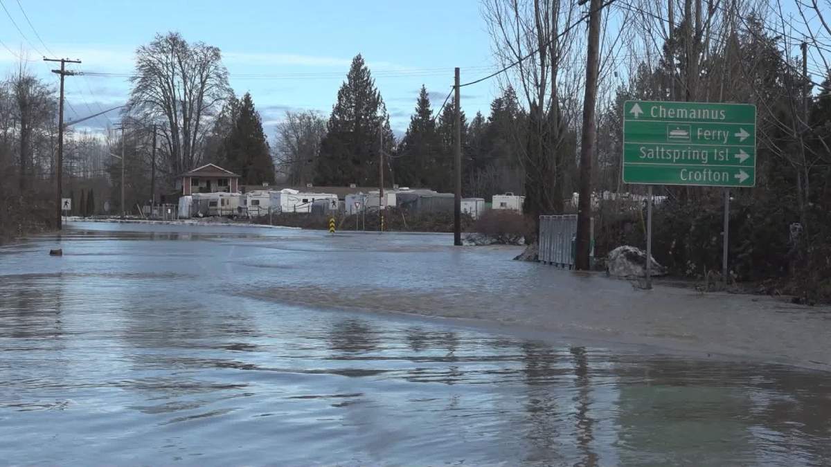 Chemainus River flooding