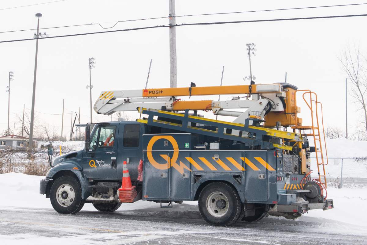 Hydro Quebec Truck