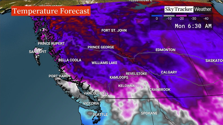 ‘Wintry mix’ of snow, frigid temperatures forecast for Lower Mainland this weekend - image