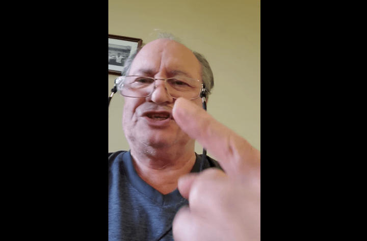 Francesco Villi in a video posted to Facebook on Sunday, just hours before he went on a shooting rampage.