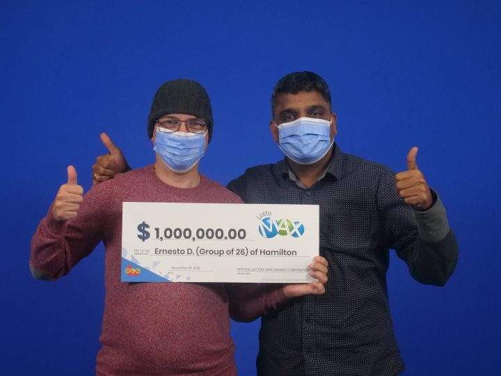 The group won $1 million in the May 31 Lotto Max draw.