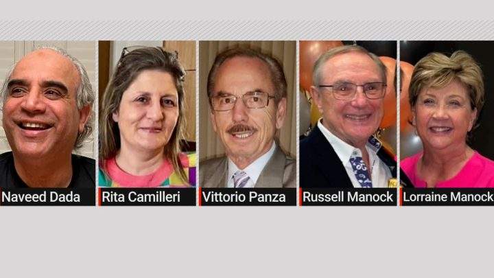 The victims killed in the Vaughan mass shooting.