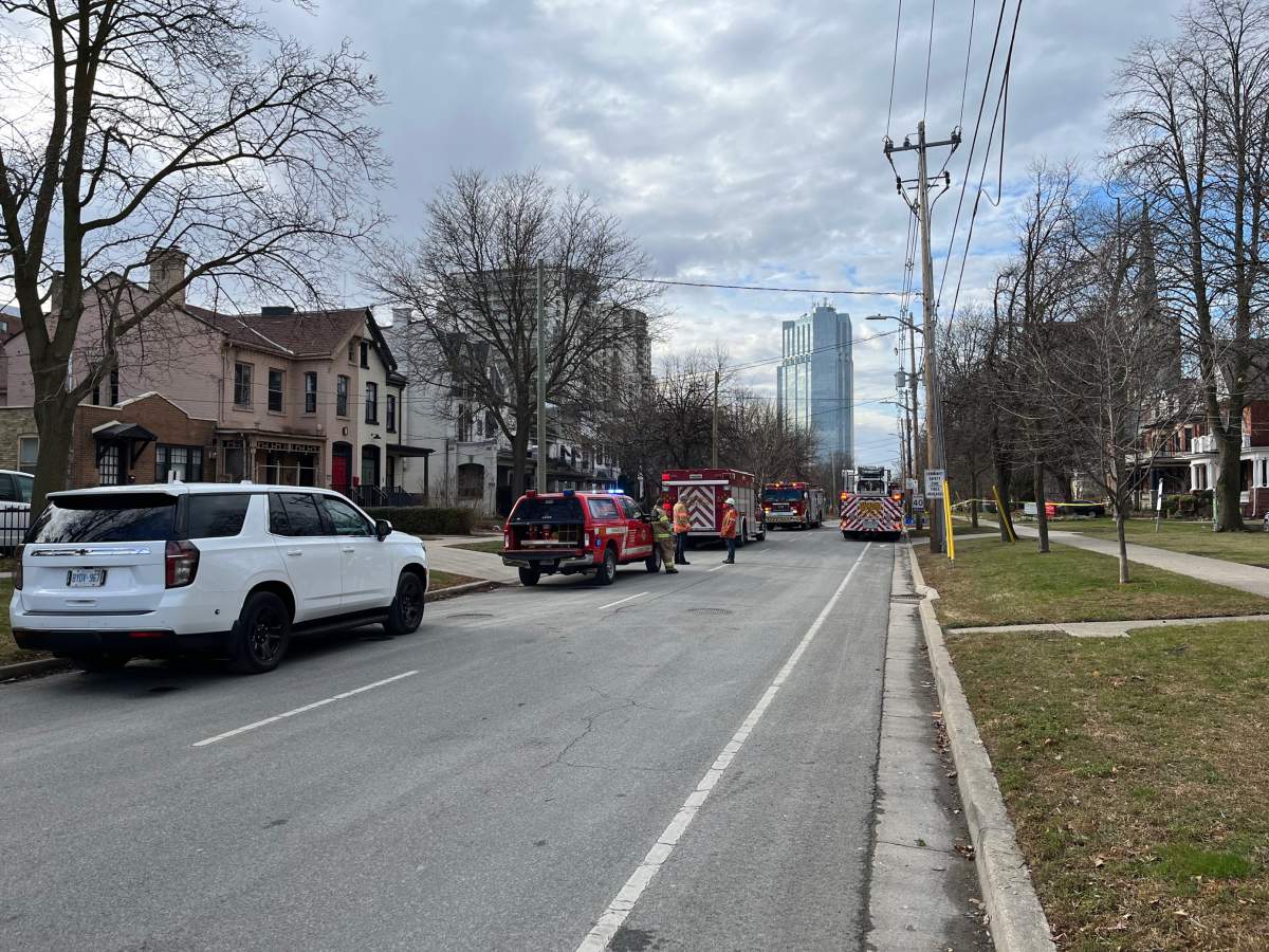 Queens Avenue at Colborne Street looking west in London, Ont., on Friday, Dec. 2, 2022.