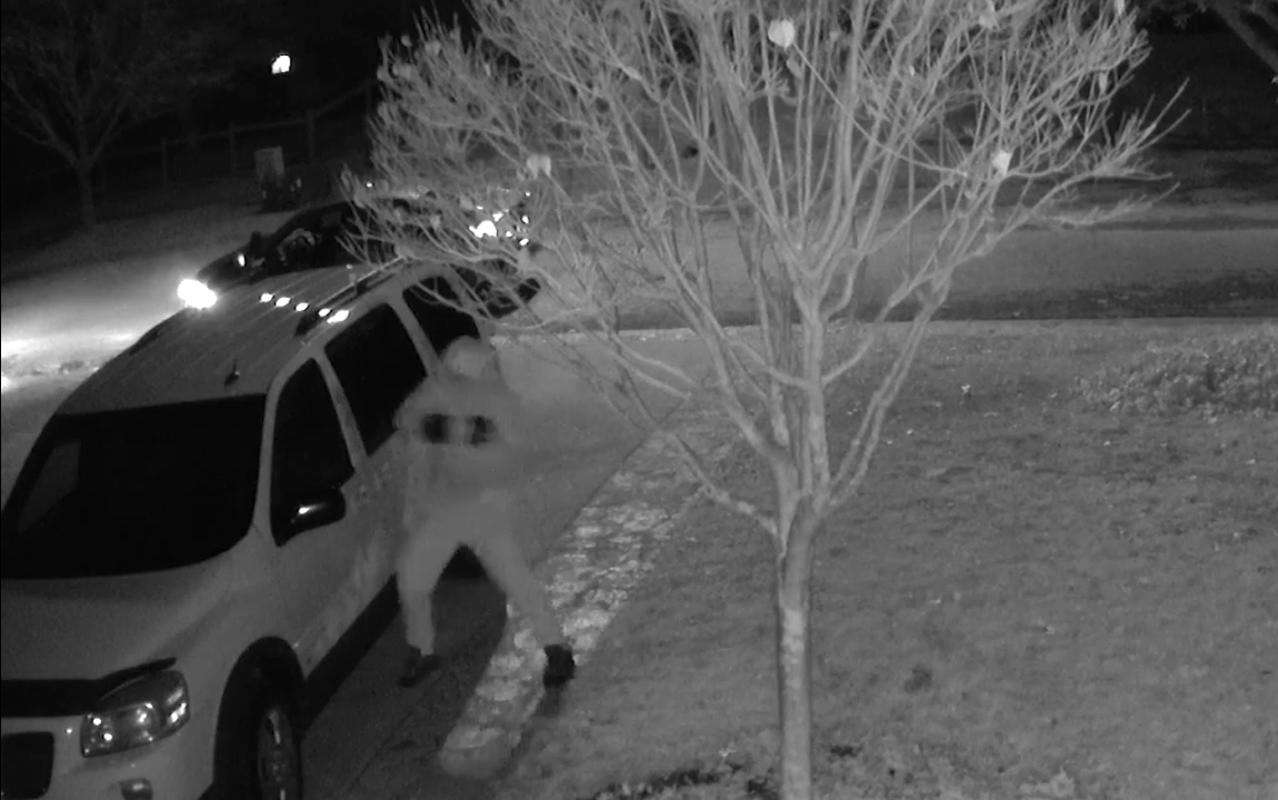 Niagara Police are seeking a suspect connected with damage incurred by 16 vehicles in both Welland and Pelham early Tuesday morning on Nov. 29. 2022.