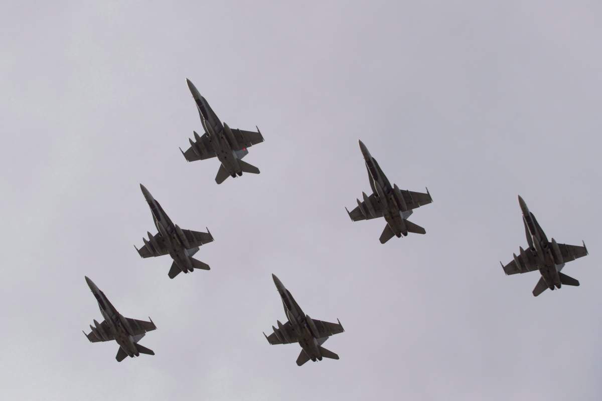 RCAF fighter jets